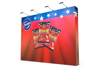 Pop up tygvägg Large